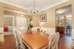 Formal dining room off the kitchen 